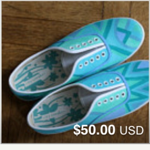 Homemade Chevron Shoes!
