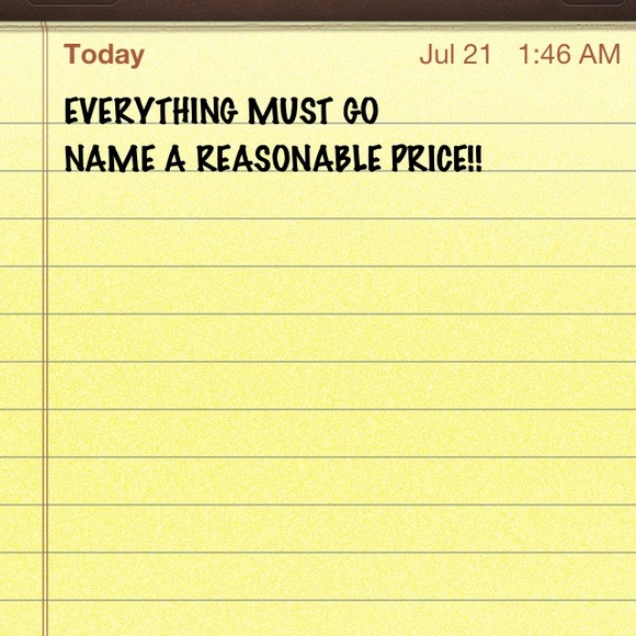 Everything must goooo