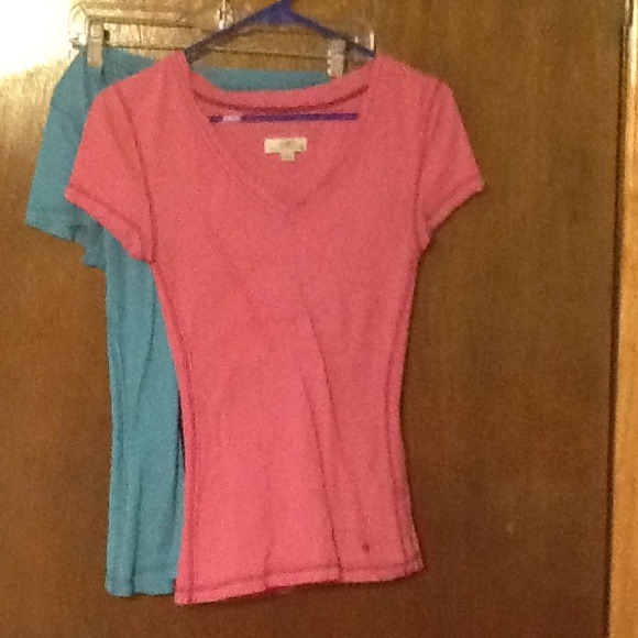 Two cute v neck shirts