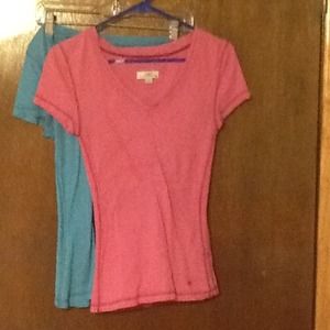 Two cute v neck shirts