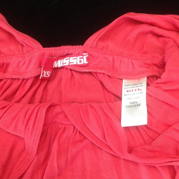 ❌❗SOLD❗❌Red Miss Sixty tank top - Picture 4 of 4