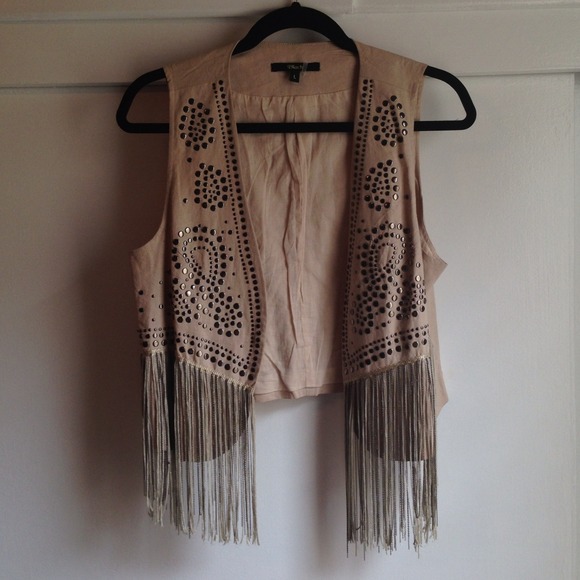 Fringe Embellished Vest