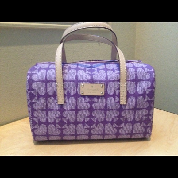 kate spade Handbags - Purple Kate Spade Pebbled Ace of Spades
