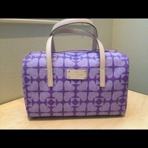 Purple Kate Spade Pebbled Ace of Spades