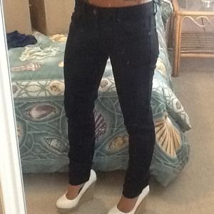 Black AE skinny jeans