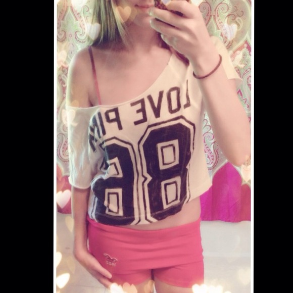 Black & White LOVE PINK™ Crop Top