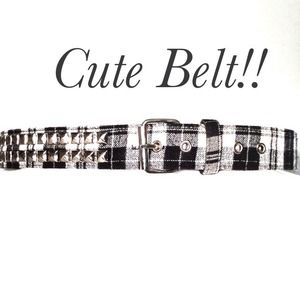 🚫SOLD🚫#81 Checkered Belt