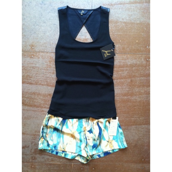 BB Dakota Floral Camo Short w/ BB Dakota Tank