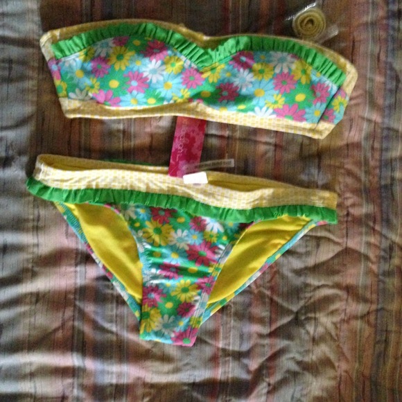 New with tags xhilaration 2 piece swim suit.