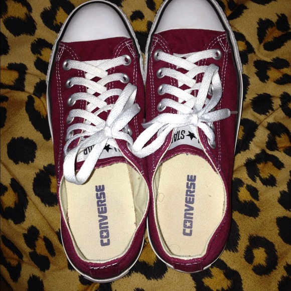 Burgundy Chucks 👟