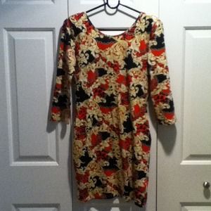 Forever 21 Versace print dress size large