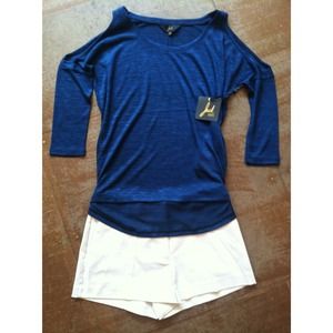 BB Dakota ColdShoulderTop+G&M White Tailored Short