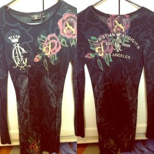 Christian Audigier long sleeve shirt