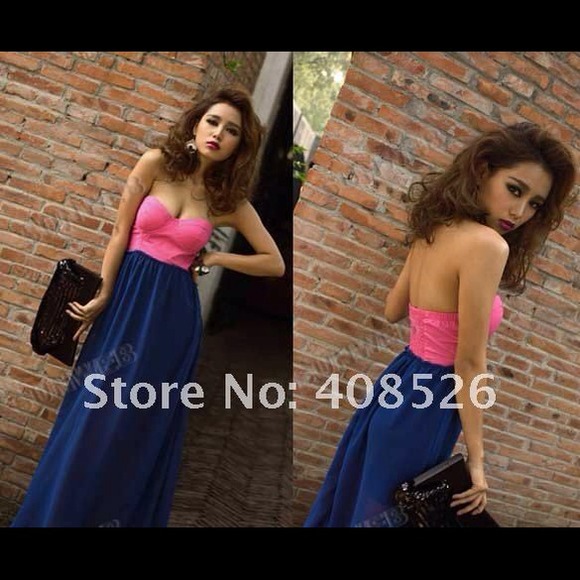 Pink and blue maxi bundle