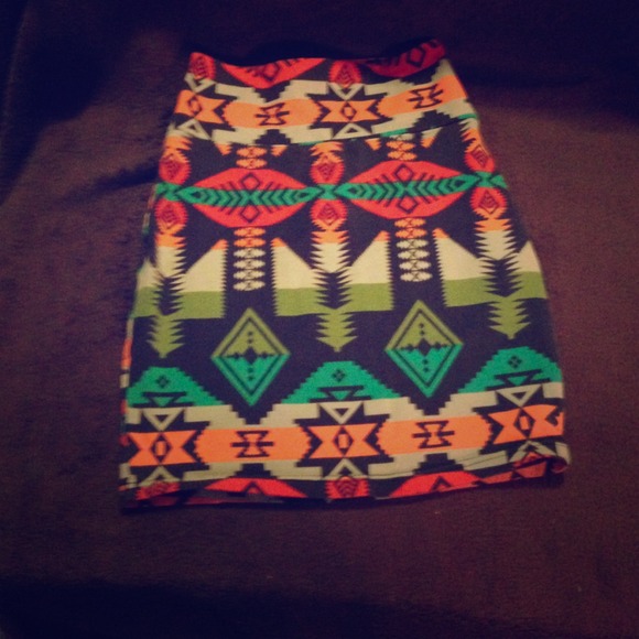 Tribal bodycon mini