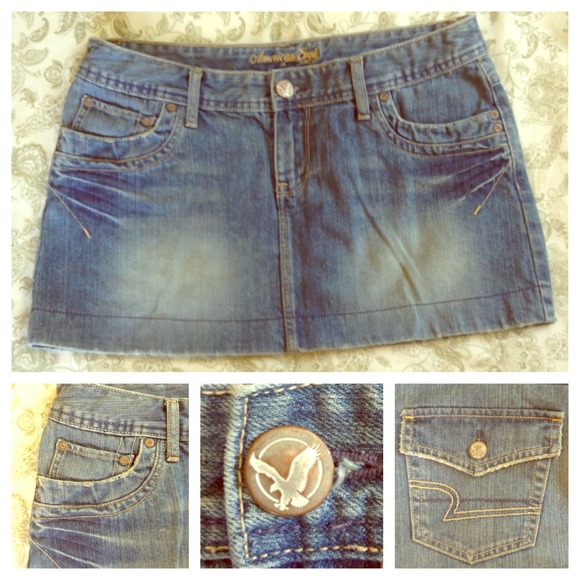 AE jean skirt