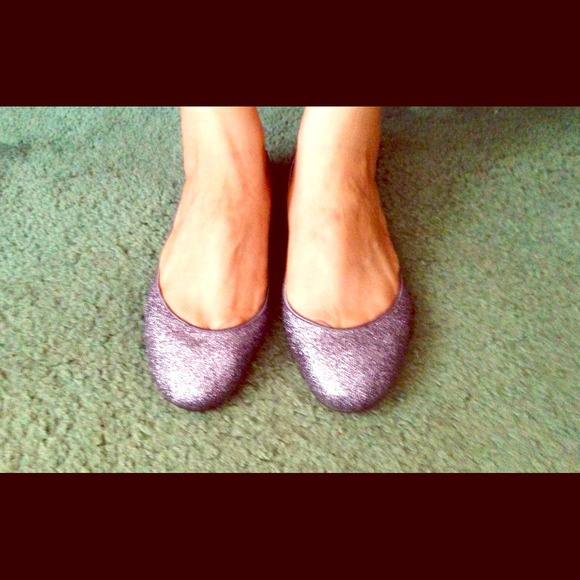 BUNDLED-SOLD Steve Madden Gray Glitter Flats