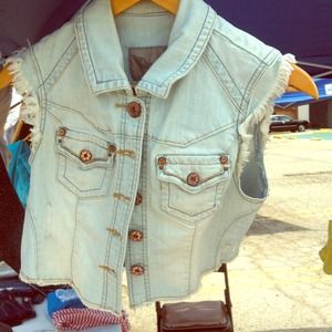 Denim vest