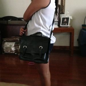 Black Mossimo Faux leather cross body