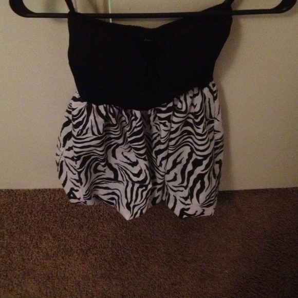 Zebra print dress