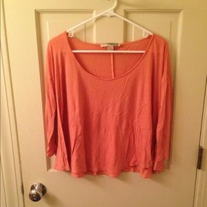 Light orange 3/4 length shirt!