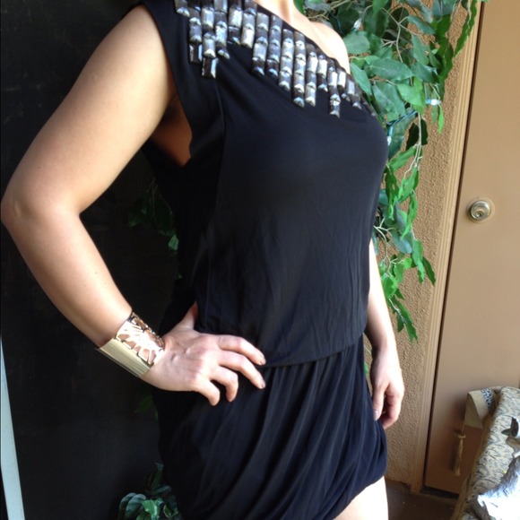 Rachel Roy black dress, size: XS