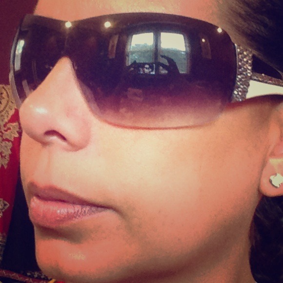 Jimmy crystal sunglasses