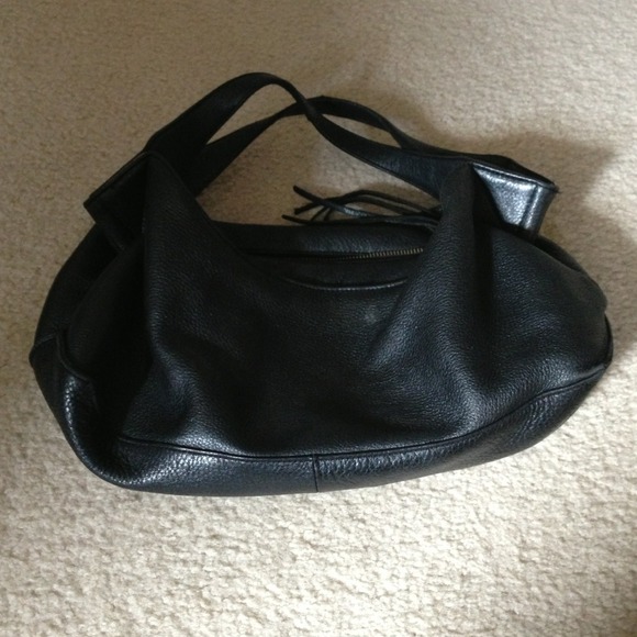 Small black handbag