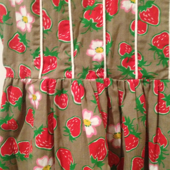 Super cute vintage mini length printed tank dress! - Picture 3 of 4