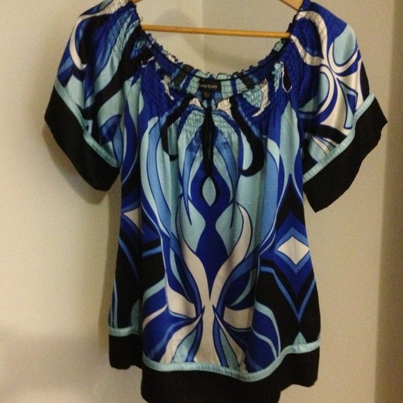 Bebe silk shirt