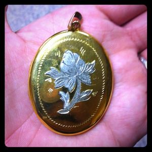 Large golden locket