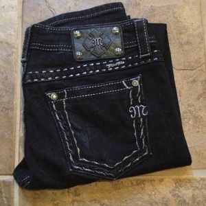 Black Miss Me Jeans