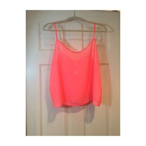 NEW American Apparel Sheer Chiffon Top