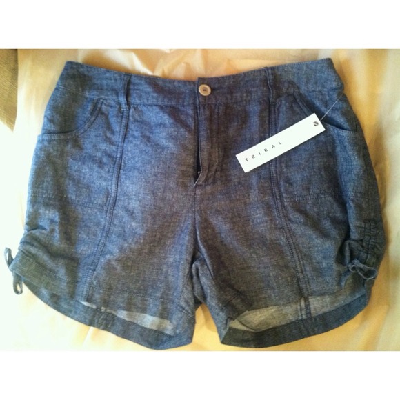 TRIBAL Cotton Linen Short