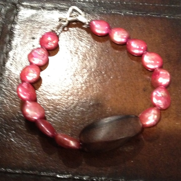 FREE when you buy three items. Pink Bead Bracelet