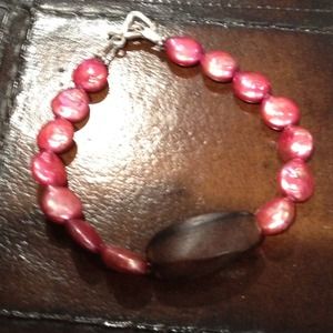FREE when you buy three items. Pink Bead Bracelet