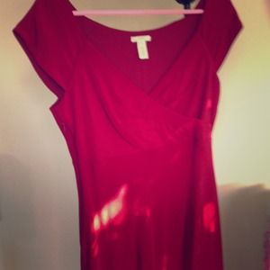 J.Crew maroon cocktail dress, perfect for summer!