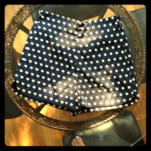 Adorable HIGH WAISTED POLKA DOT SHORTS
