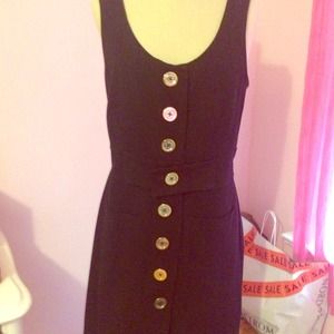 Black juicy couture button up dress