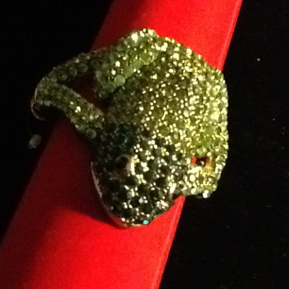 Green Frog bracelet .