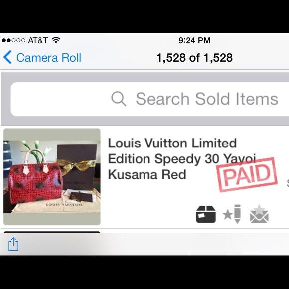 ⛔️Sold on eBay⛔️💯 Louis Vuitton  LE  Yayoi  Red - Picture 4 of 4