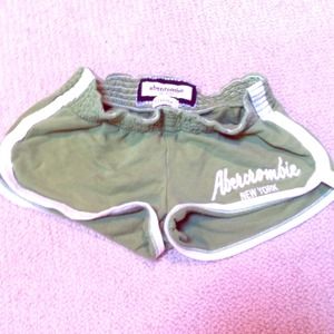Abercrombie Green Shorts
