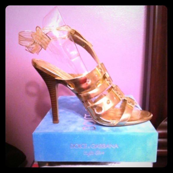 Gladiator Sandal Heels w. ankle tie ribbon