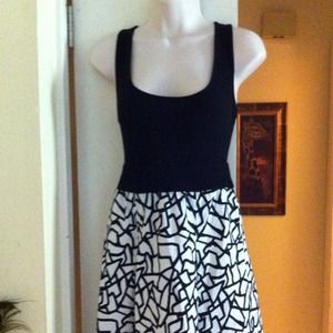Black & white summer dress