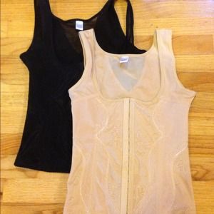 NWOT Black & Tan Corsets