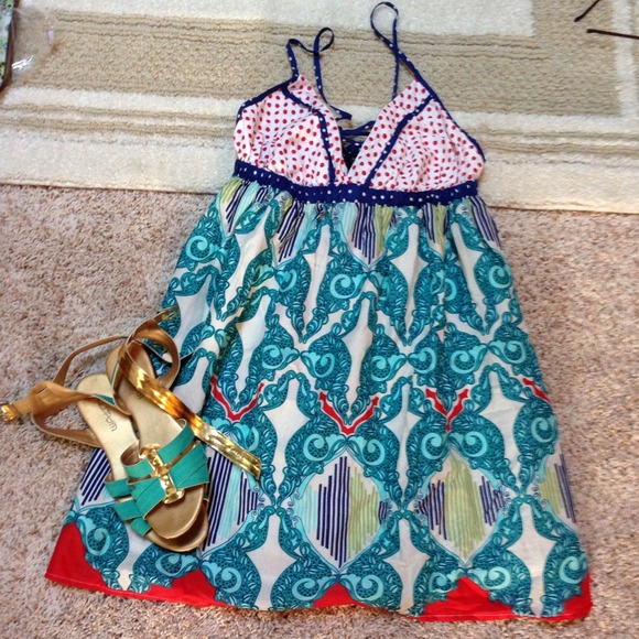 🚫SOLD IN BUNDLE🚫NWOT!!!! printed dress