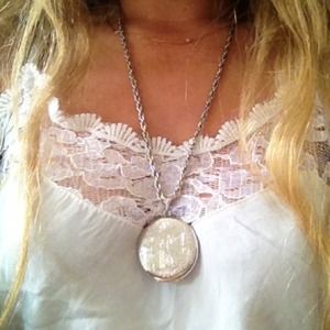 BAB Sterling Locket Necklace