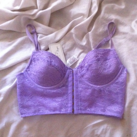 ❌SOLD❌•Forever 21 lingerie lavender bustier