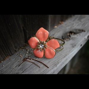 Coral Flower Bracelet
