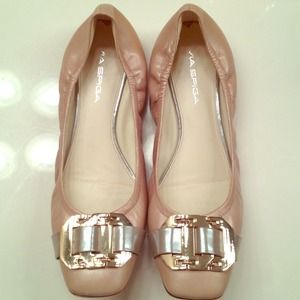Via Spiga Champagne Flats